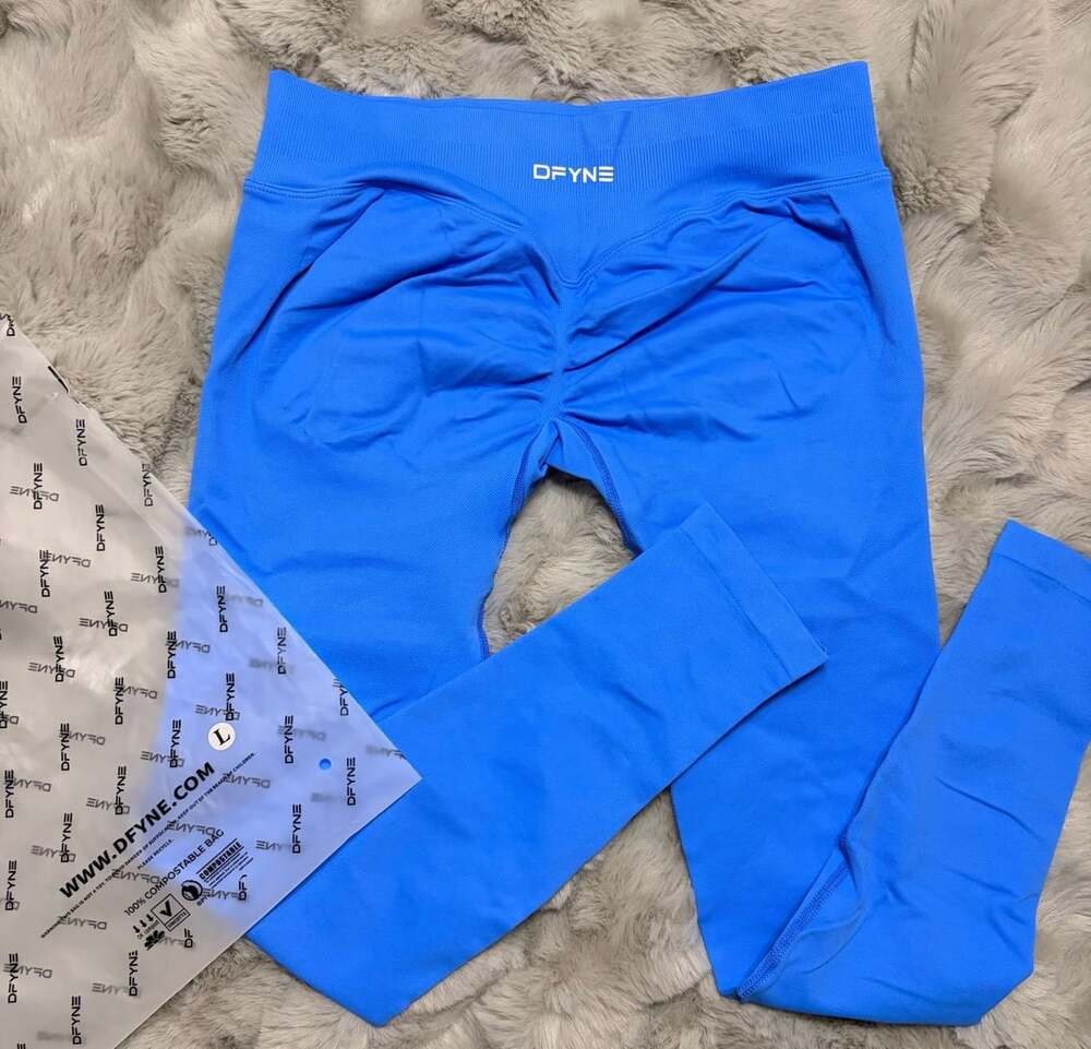 DFYNE Impact Leggings Size L Blue